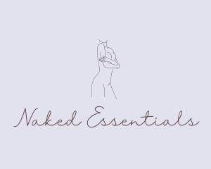 Boutique Feminine Naked Body logo design