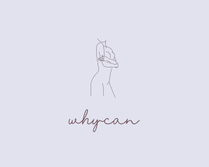 Aesthetician - Boutique Feminine Naked Body logo design