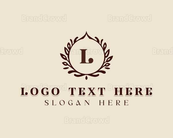 Classic Beauty Wreath Logo