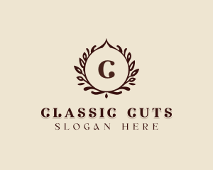 Classic Beauty Wreath logo design