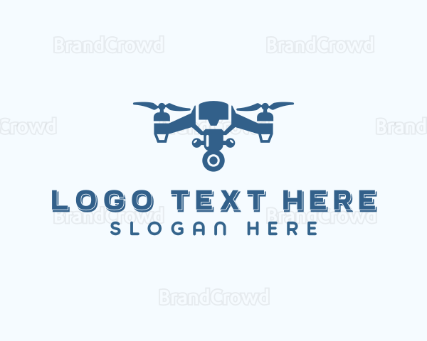 Drone Aerial Quadrotor Logo
