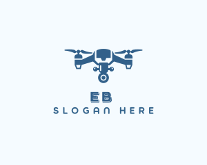 Drone Aerial Quadrotor Logo