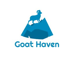 Wild Goat Mountain Camping  logo design