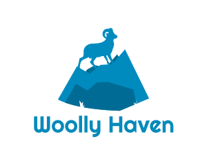Wild Goat Mountain Camping  logo design
