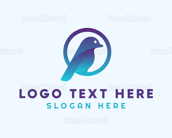 Creative Bird Circle Logo