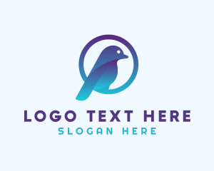 Digital Marketing - Creative Bird Circle logo design