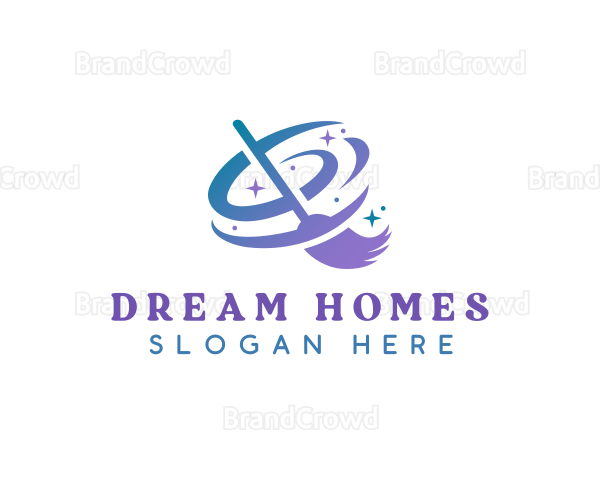 Mop Maid Cleaning Logo