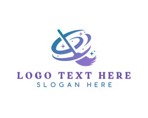 Wash - Mop Maid Cleaning logo design