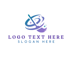 Maid - Mop Maid Cleaning logo design