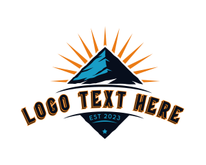 Trail - Mountain Peak Diamond logo design