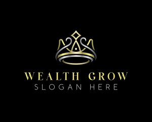 Crown Ring Jewelry logo design