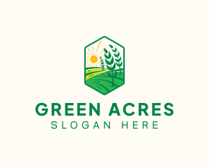 Agriculturist - Agriculture Farm Field logo design