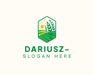 Agriculturist - Agriculture Farm Field logo design