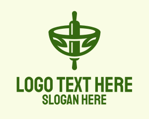 Fresh - Organic Rolling Pin Bowl logo design