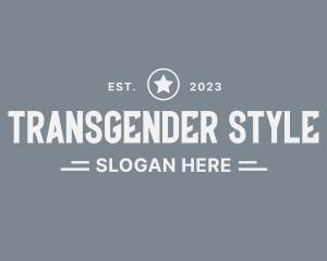 Masculine Style Business logo design