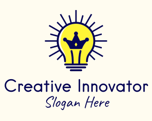 Inventor - Royal Crown Bulb logo design
