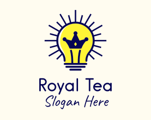 Royal Crown Bulb logo design