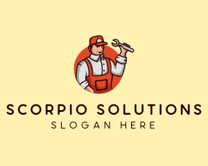 Repair Handyman Mechanic logo design