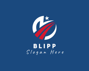 Political - Country Flag Circle logo design