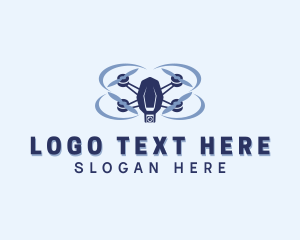 Aerial Drone Quadcopter Logo