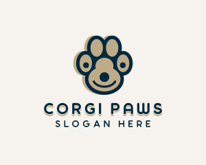 Dog Paw Vet logo design