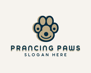 Dog Paw Vet logo design