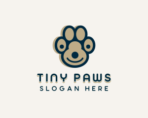 Dog Paw Vet logo design