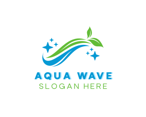 Organic Cleaning Washer logo design