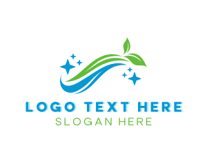 Cleaning - Organic Cleaning Washer logo design
