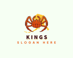 Alaska King Crab logo design