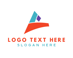 Shape - Colorful Shape C logo design