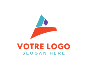 Agency - Abstract Geometric Symbol logo design