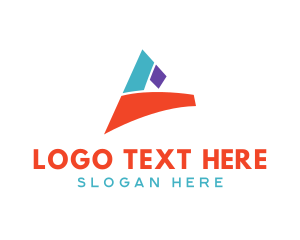 Application - Abstract Geometric Symbol logo design
