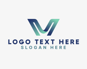 Programmer - Generic Tech Letter V logo design