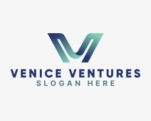 Generic Tech Letter V logo design