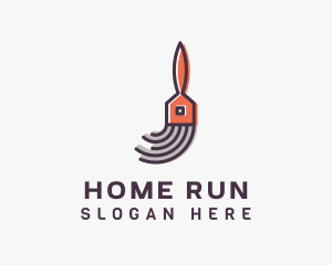 Home Paintbrush Repair logo design