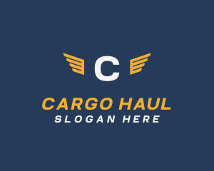 Courier Flight Aviation logo design