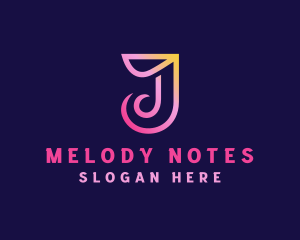 Notes - Music Streaming App logo design