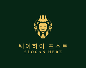 Royal Lion Crown logo design