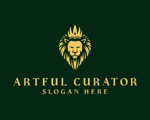 Royal Lion Crown logo design