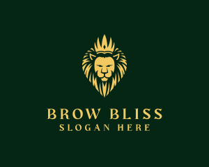 Royal Lion Crown logo design