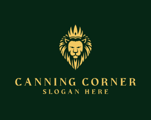 Royal Lion Crown logo design