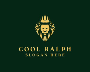 Royal Lion Crown logo design