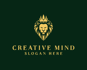 Royal Lion Crown logo design