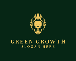 Royal Lion Crown logo design