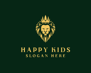 Royal Lion Crown logo design