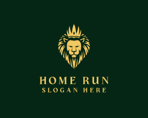 Royal Lion Crown logo design