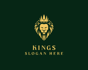 Royal Lion Crown logo design