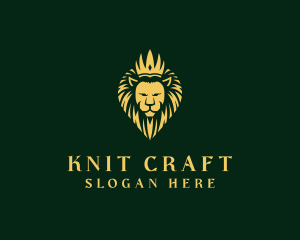 Royal Lion Crown logo design