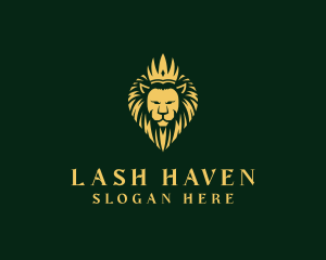 Royal Lion Crown logo design